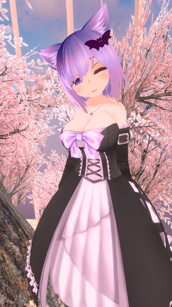 コウモリアクセサリー VRC向け3Dモデル