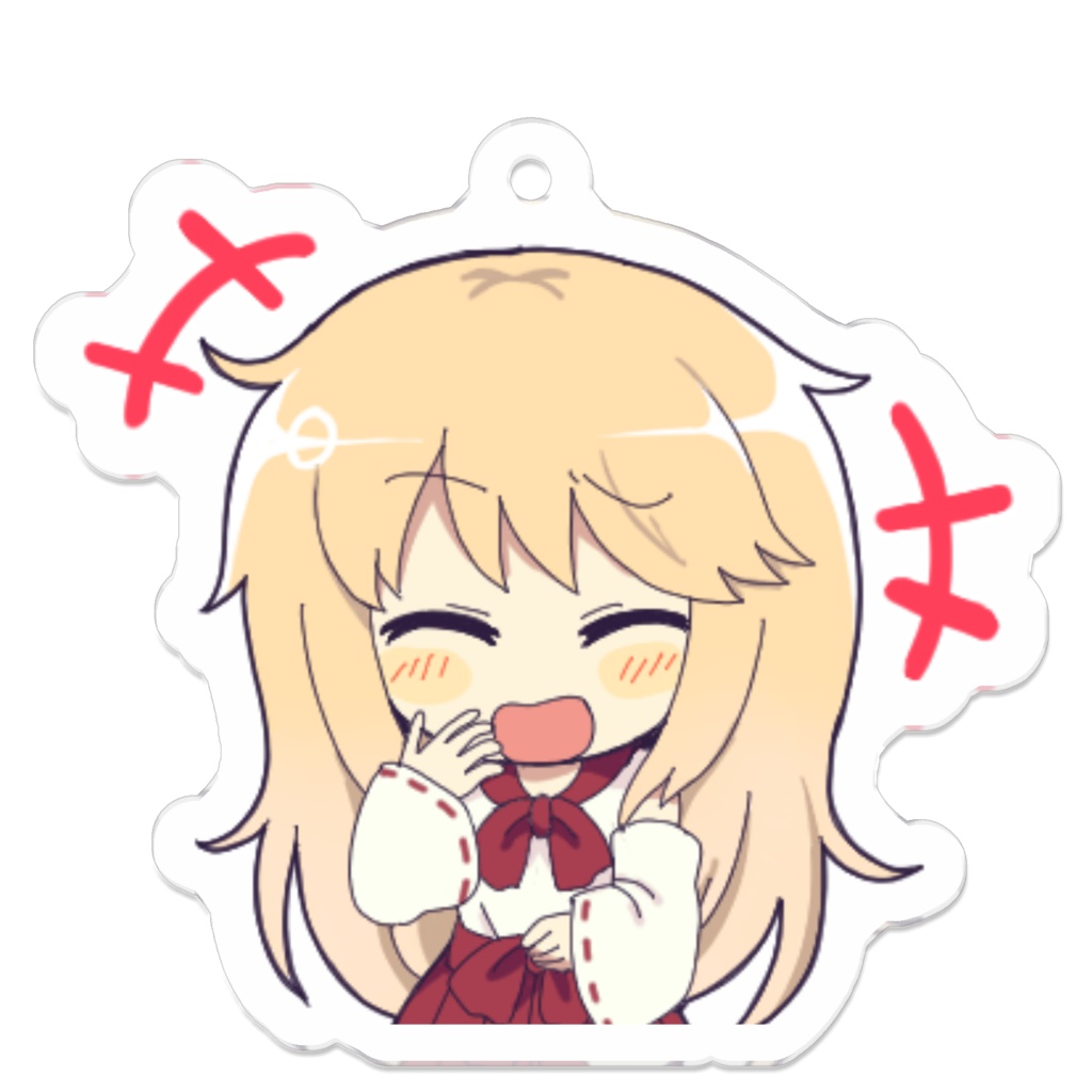 Youtubeチャンネル「Yululi」 アクリルストラップ キャハ模様