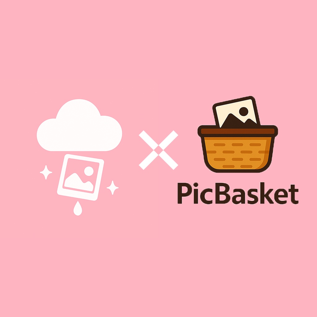 専用アップローダー「PicDrop」 PicBasket Edition