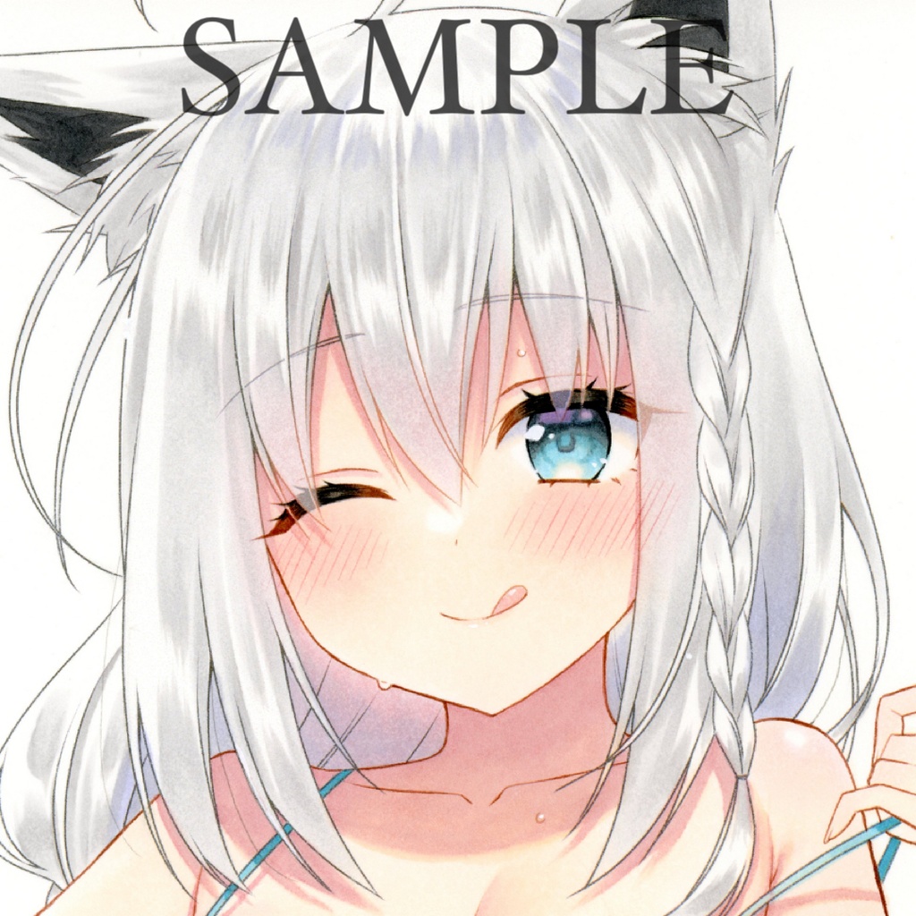 手描きイラスト＊ホロライブ＊白上フブキ