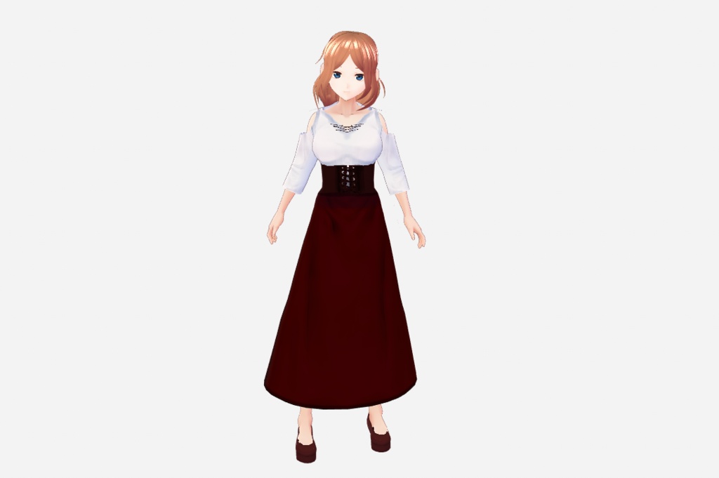 町娘っぽいテクスチャVRoid用