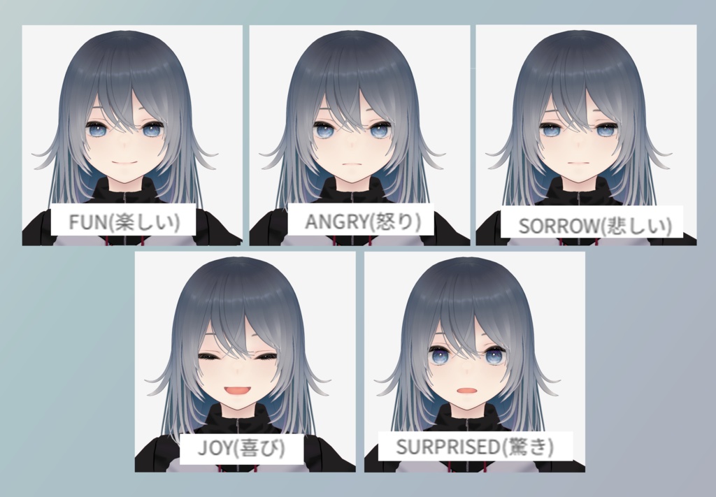 ¥0〜【 .vroid】編集できるモデルデータ / Editable model data【maid model】