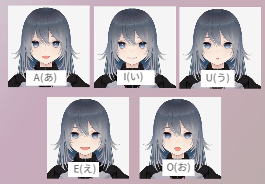 ¥0〜【 .vroid】編集できるモデルデータ / Editable model data【maid model】