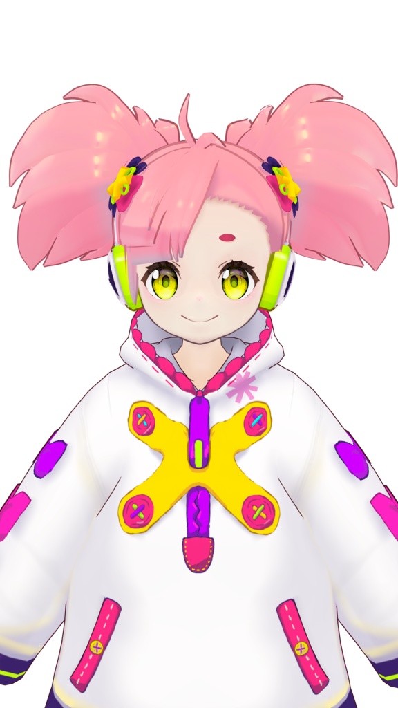 【VRoid、VRM】春歌ナナ 二次創作3Dモデル