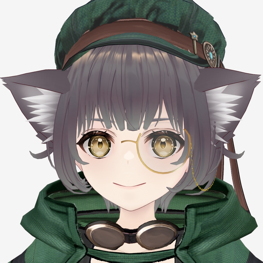 【無料/Free】モノクル(vroidcustomitem)