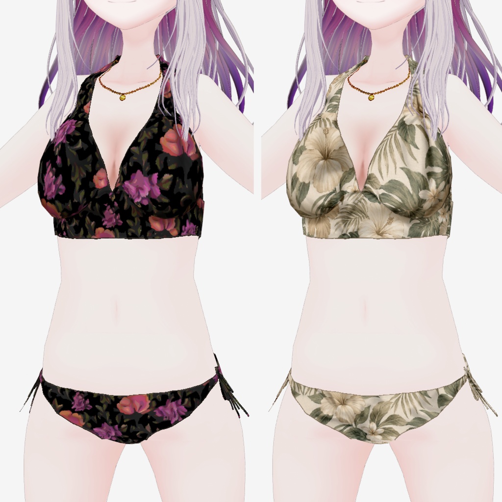 【無料/Free】VRoid用水着2種類（vroidcustomitem）