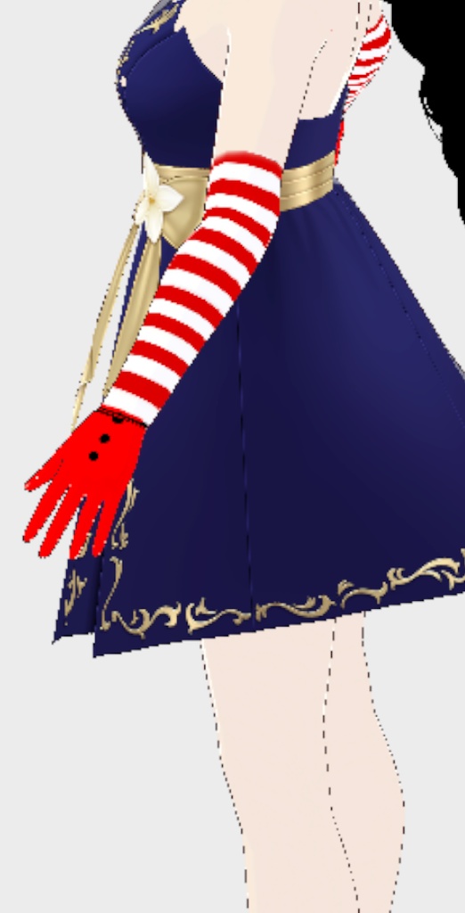 Vroid christmas Gloves