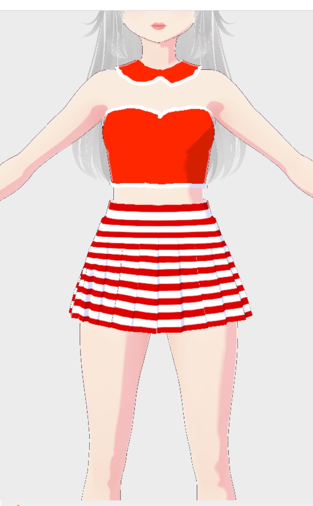 Vroid Candy Cane Outfit!