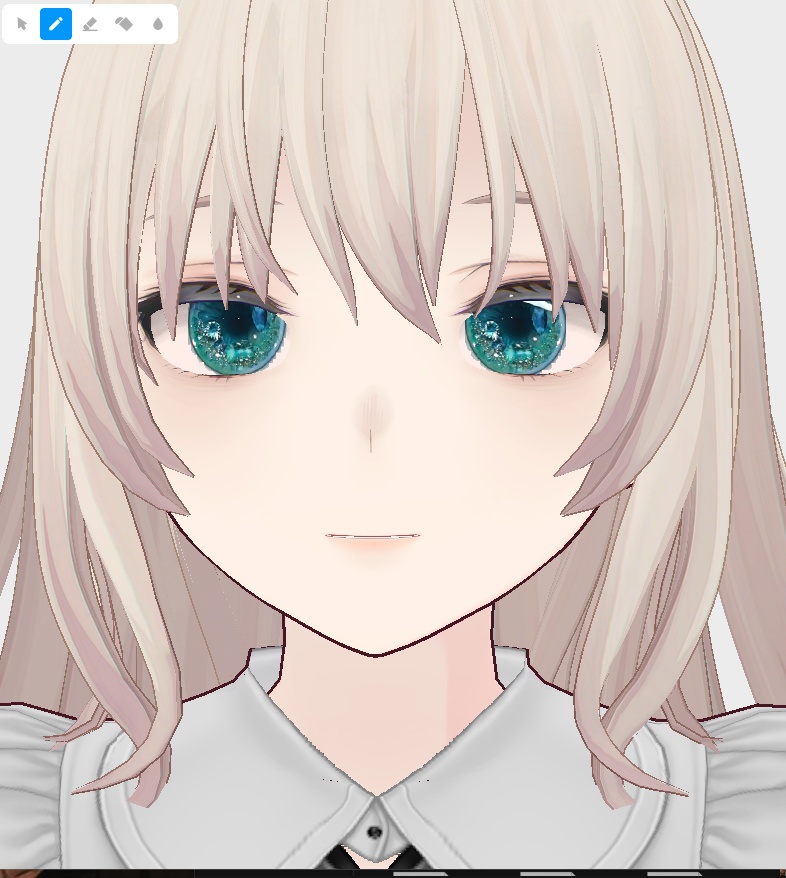 Vroid blue eyes