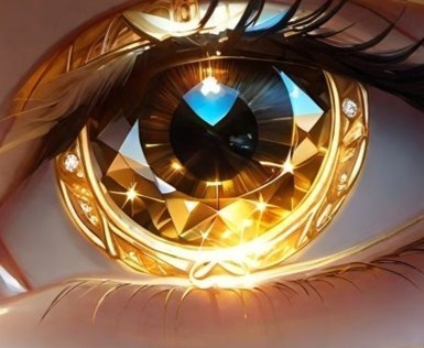 vroid gold eyes