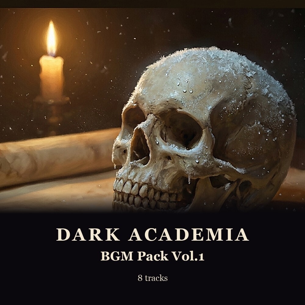Dark Academia 作業用BGMパック Vol.1（WAV8曲）｜勉強・集中・配信用ローファイ素材 by ATHENAEUM