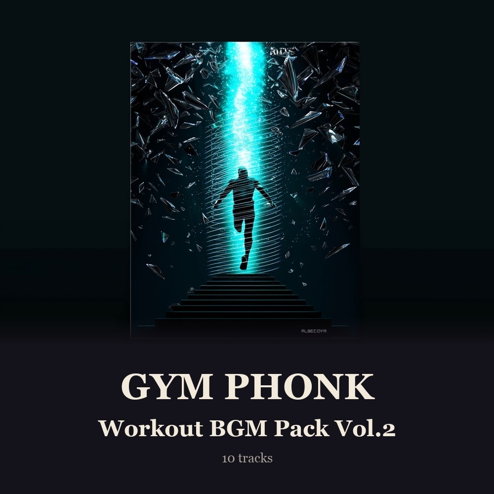 GYM PHONK ワークアウトBGMパック Vol.2 ─ BEAST MODE OVERRIDE【10曲・WAV】