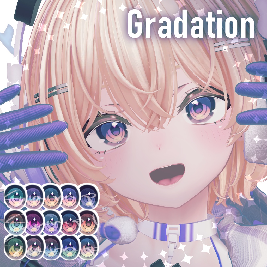 【2Avatars】Refra eye texture【ルルネ/Sio対応】