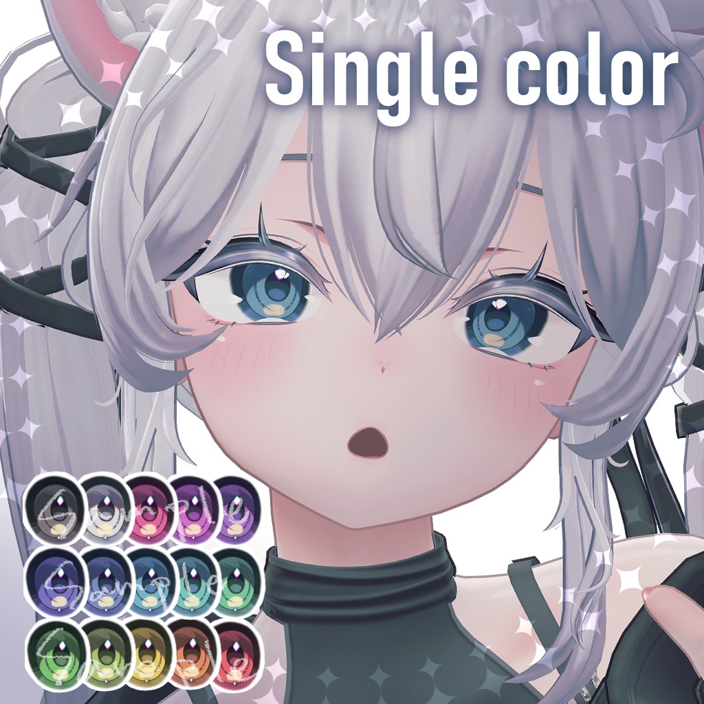 【2Avatars】Refra eye texture【ルルネ/Sio対応】