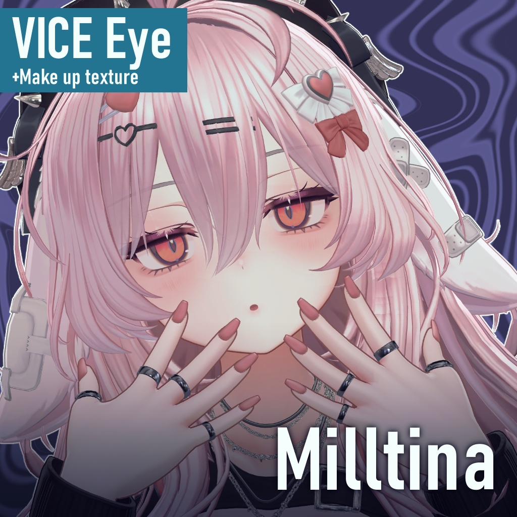【2Avatars】Vice Eye + Makeup texture【ルルネ/ミルティナ対応】