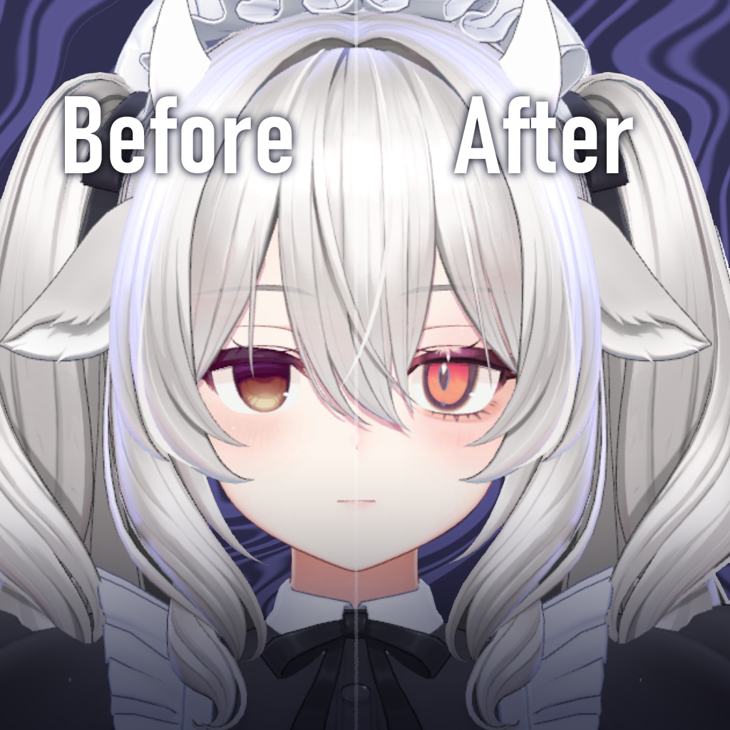 【2Avatars】Vice Eye + Makeup texture【ルルネ/ミルティナ対応】