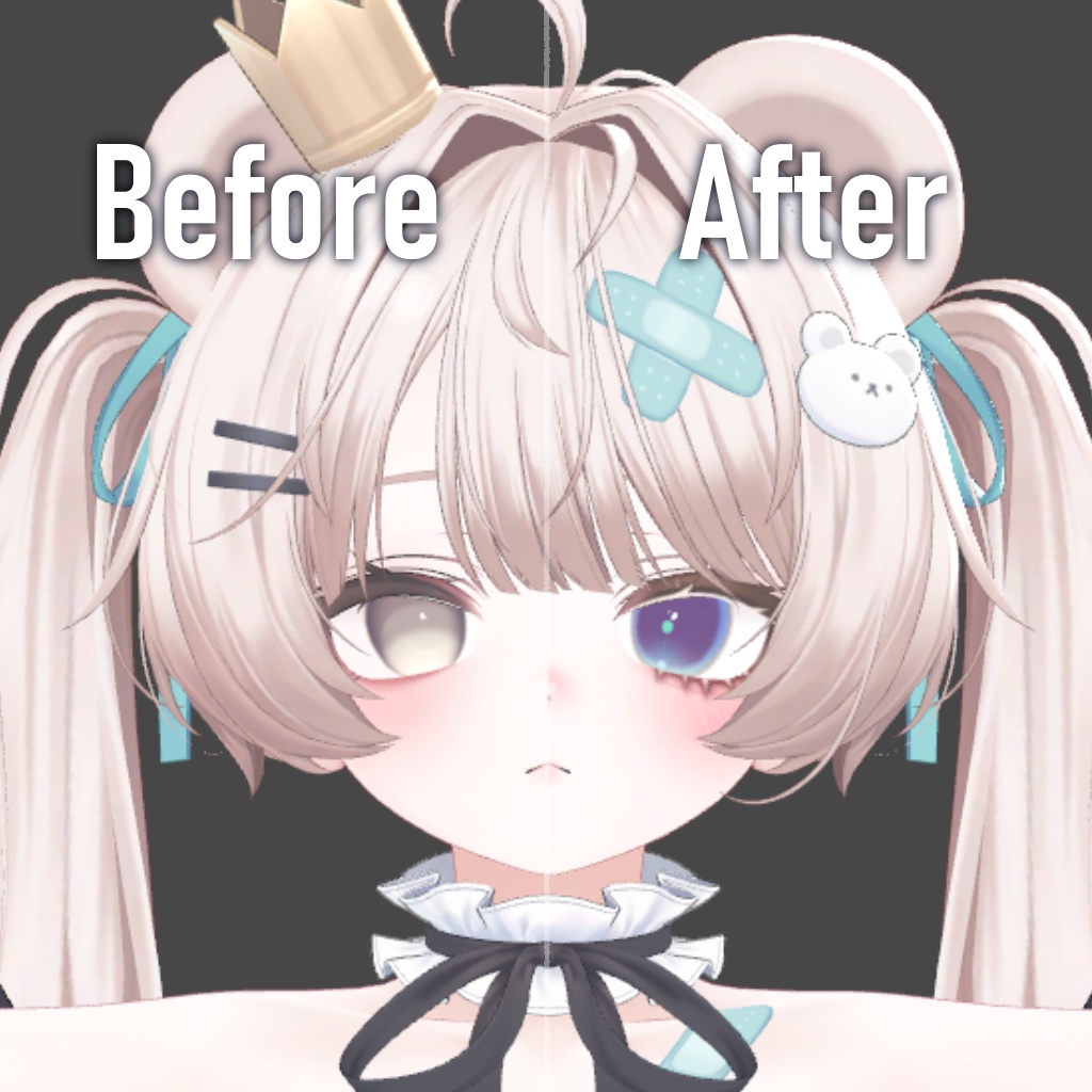 【2Avatars】TOXIC CANDY Eye + Makeup texture【Mayo/ミルフィ対応】