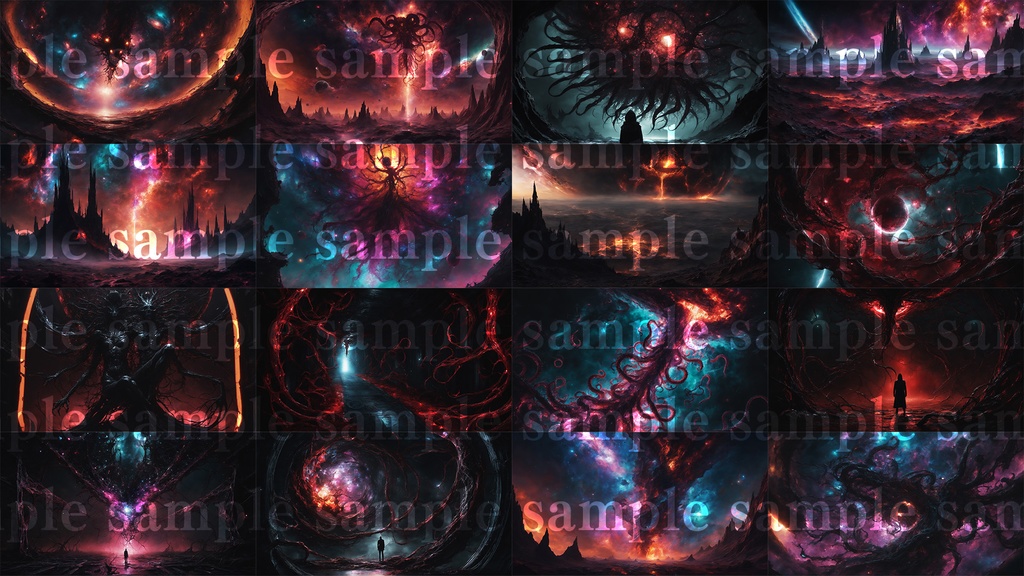 【TRPG背景素材集】シナリオ終幕演出素材集 - Cosmic Horror Final Scene Pack|クトゥルフ神話背景素材集