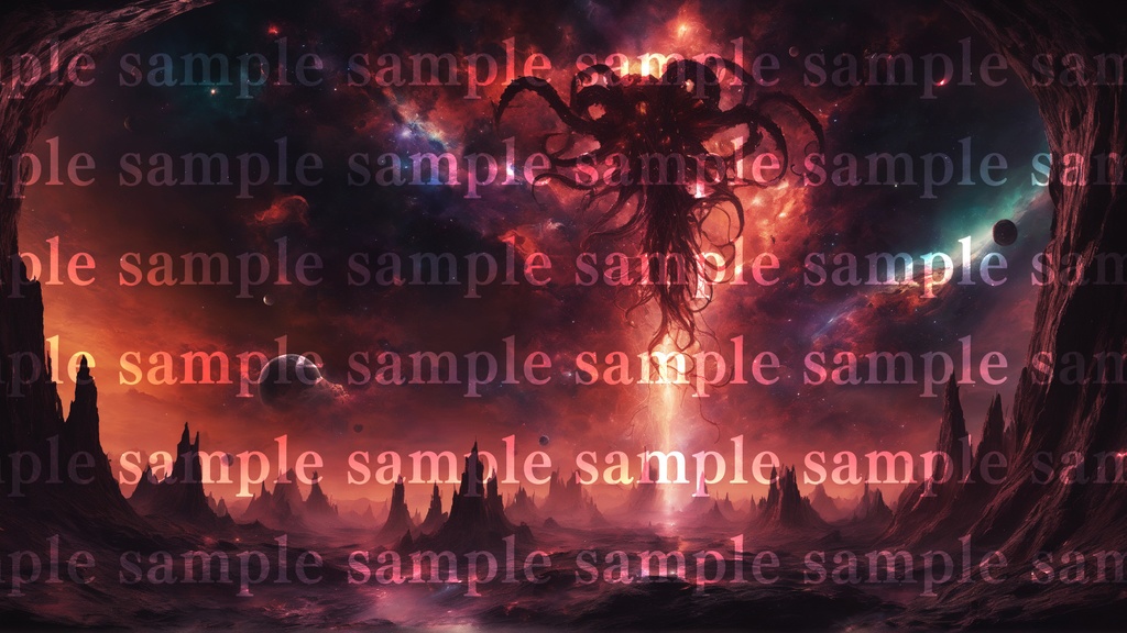 【TRPG背景素材集】シナリオ終幕演出素材集 - Cosmic Horror Final Scene Pack|クトゥルフ神話背景素材集