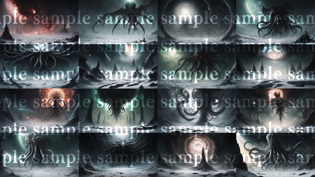 【TRPG背景素材集】《終焉神域》白ノ原 - The White Expanse|クトゥルフ神話背景素材集