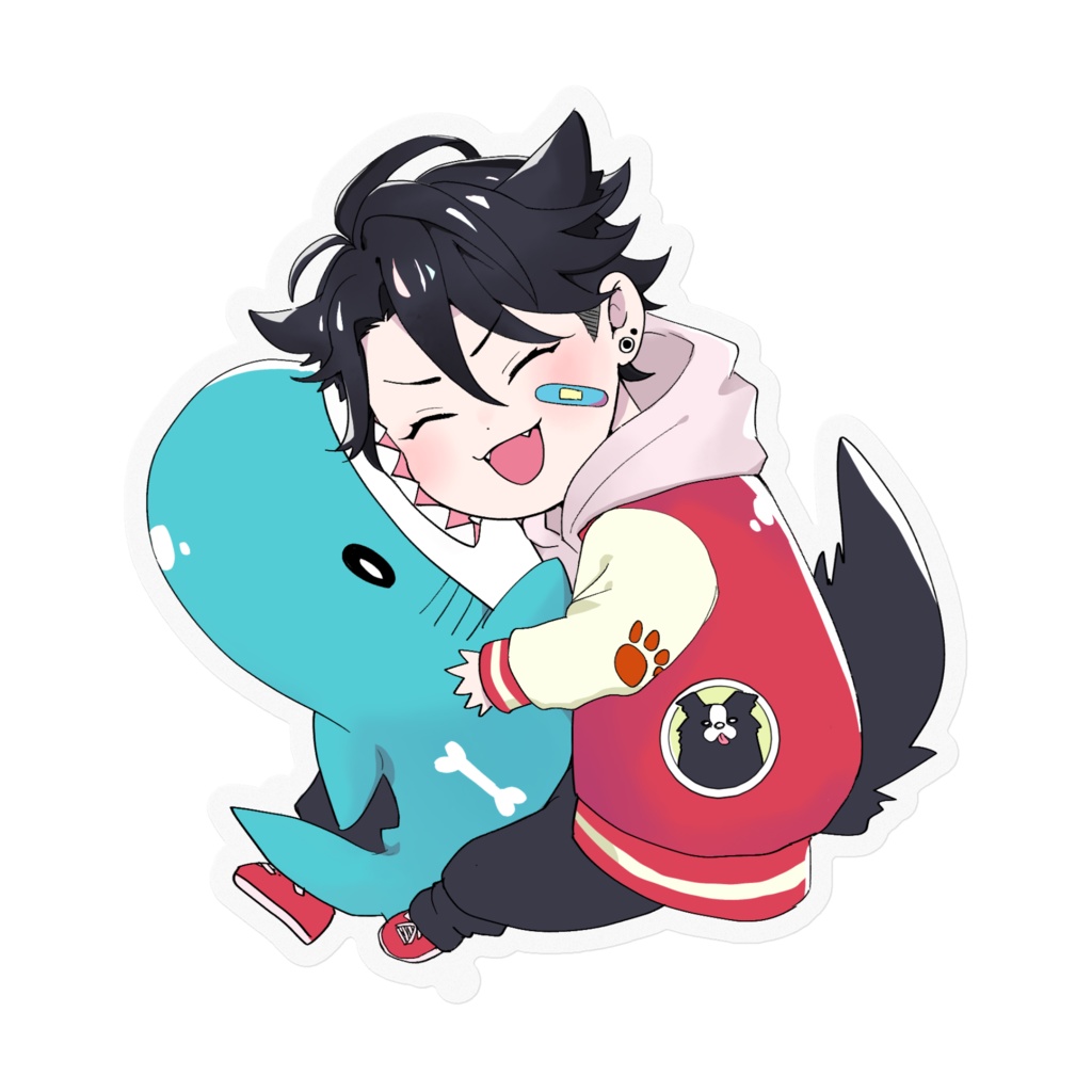 わんこ男子ステッカー