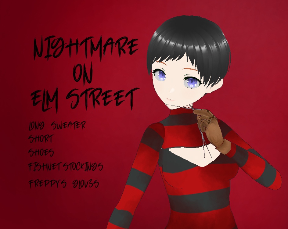 Krueger cosplay for girls