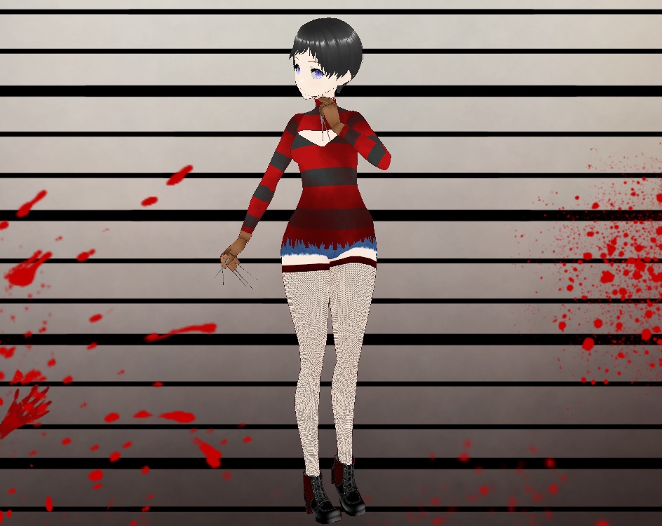 Krueger cosplay for girls