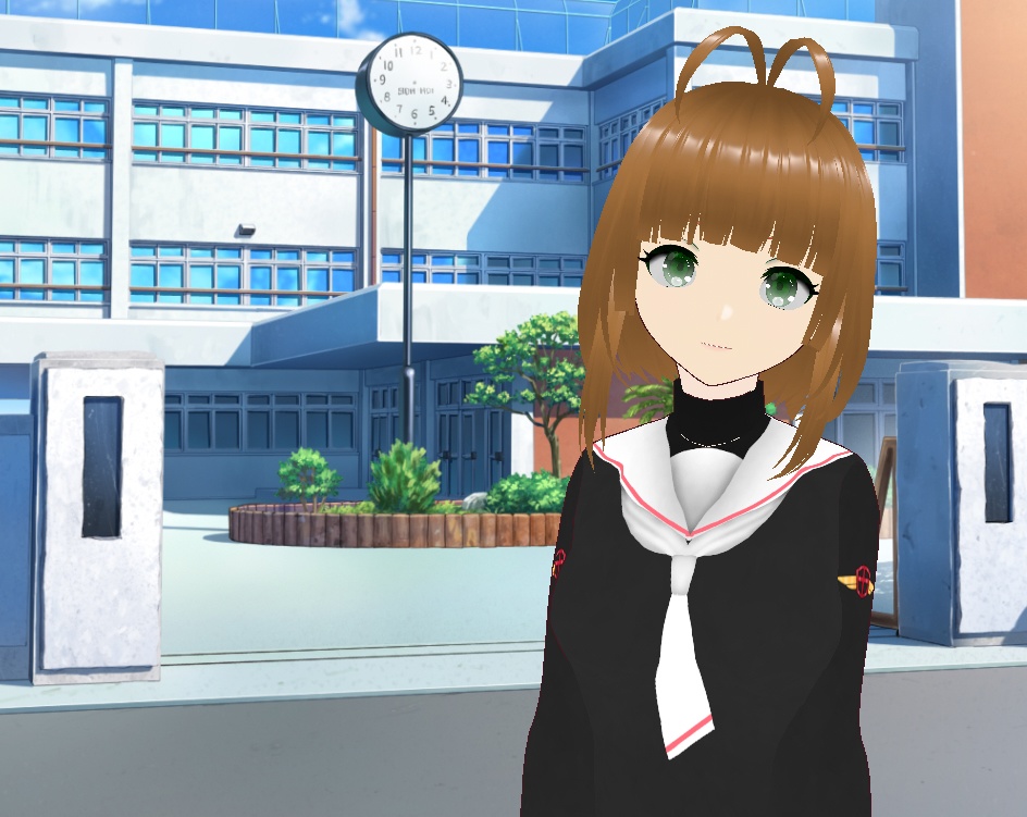 Sakura card captor school uniform cosplay