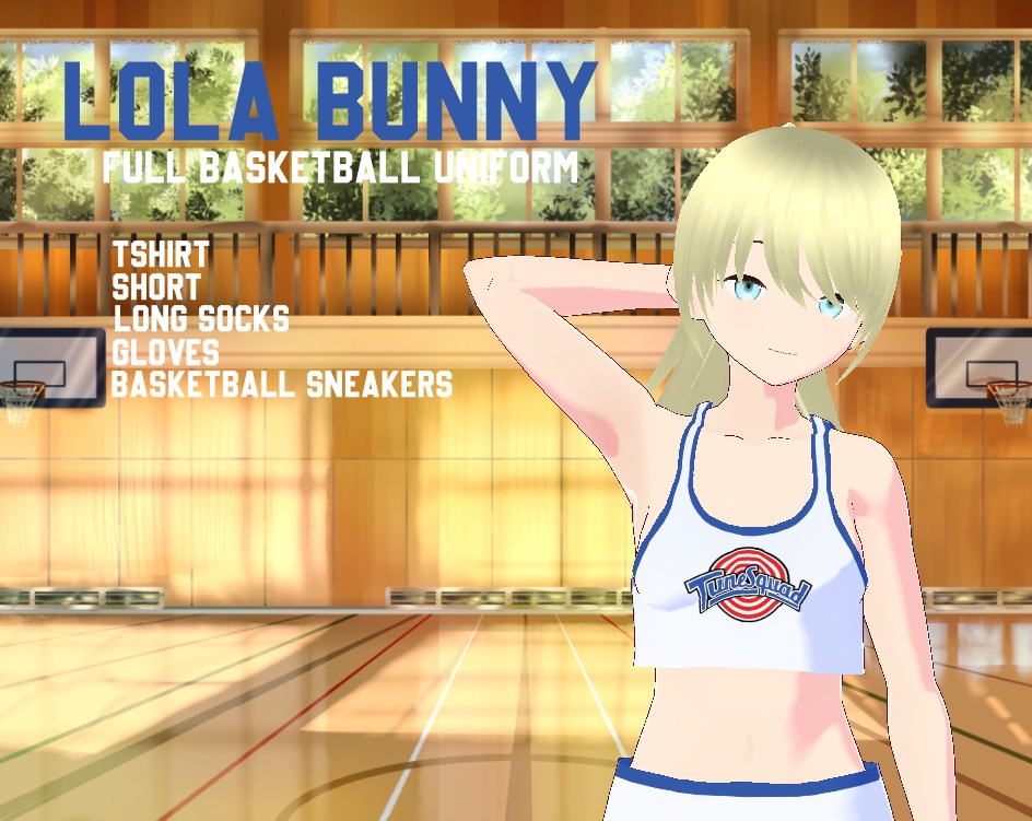 Lola bunny basketball uniform