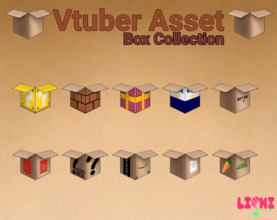 Vtube asset box collection
