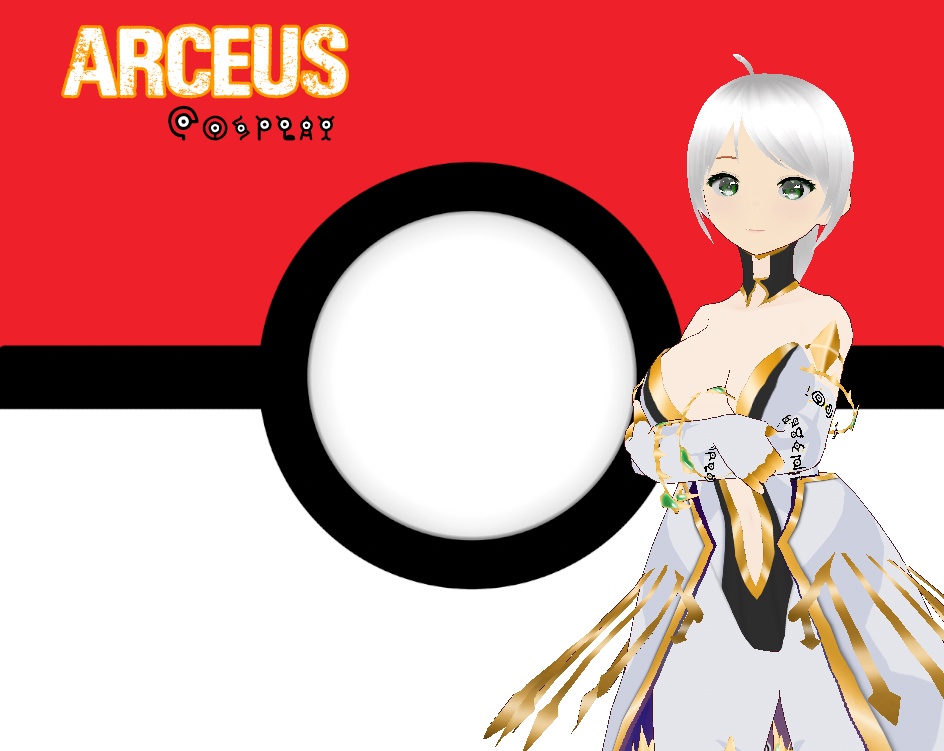 Vroid Pokemon Arceus cosplay