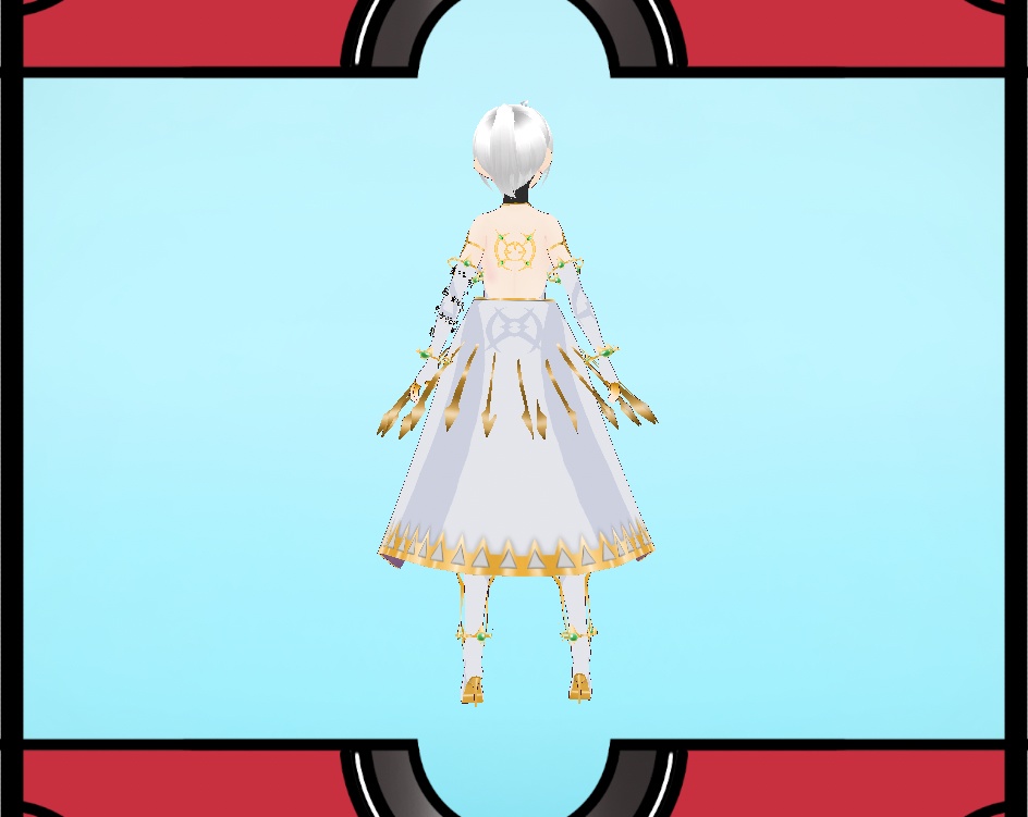 Vroid Pokemon Arceus cosplay