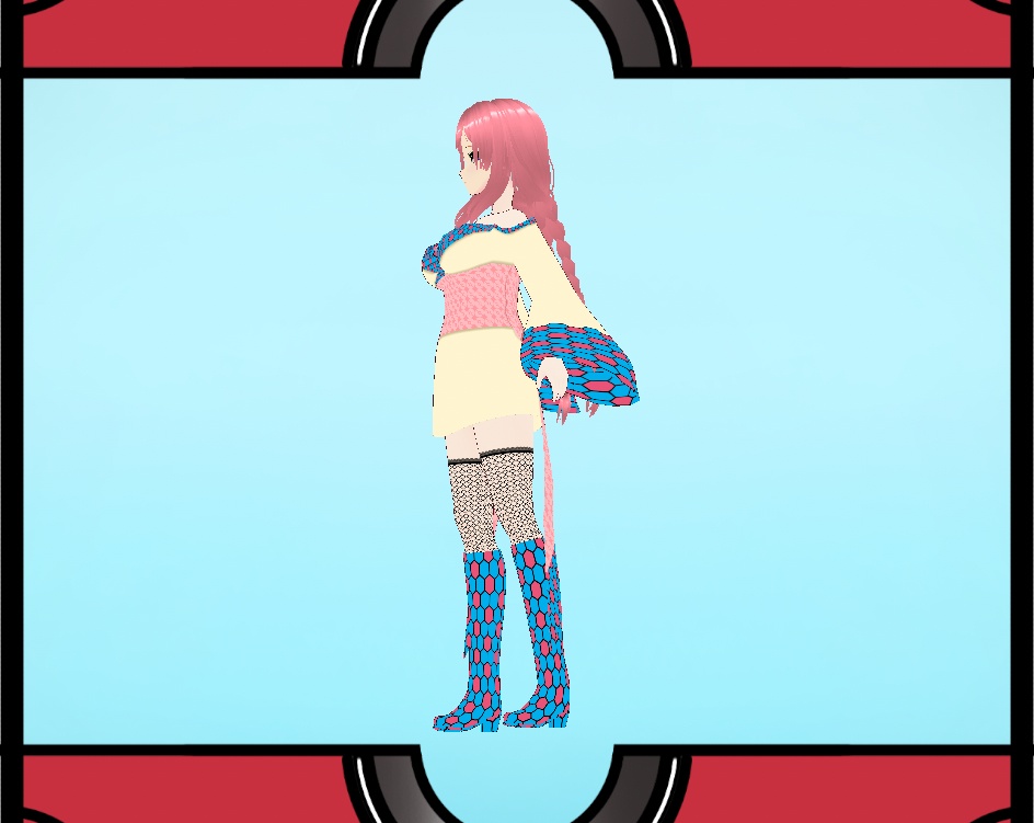 Vroid Pokemon Milotic cosplay