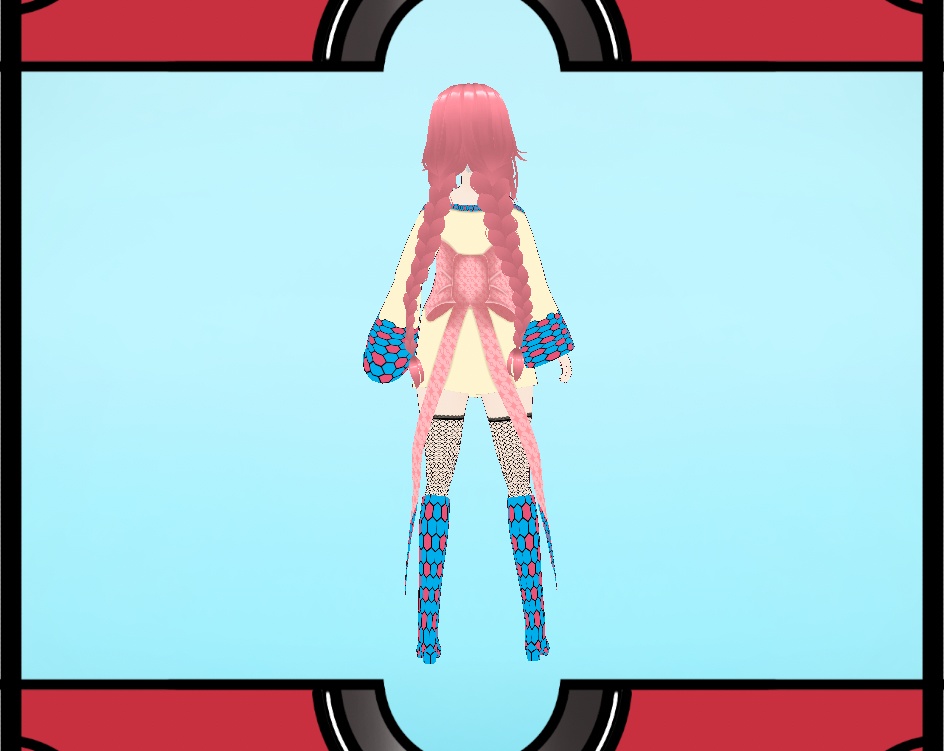 Vroid Pokemon Milotic cosplay