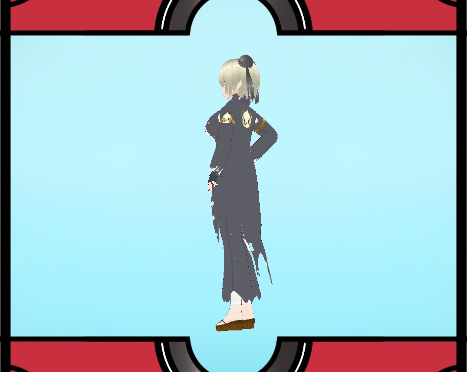 Vroid Pokemon Pangoro female cosplay