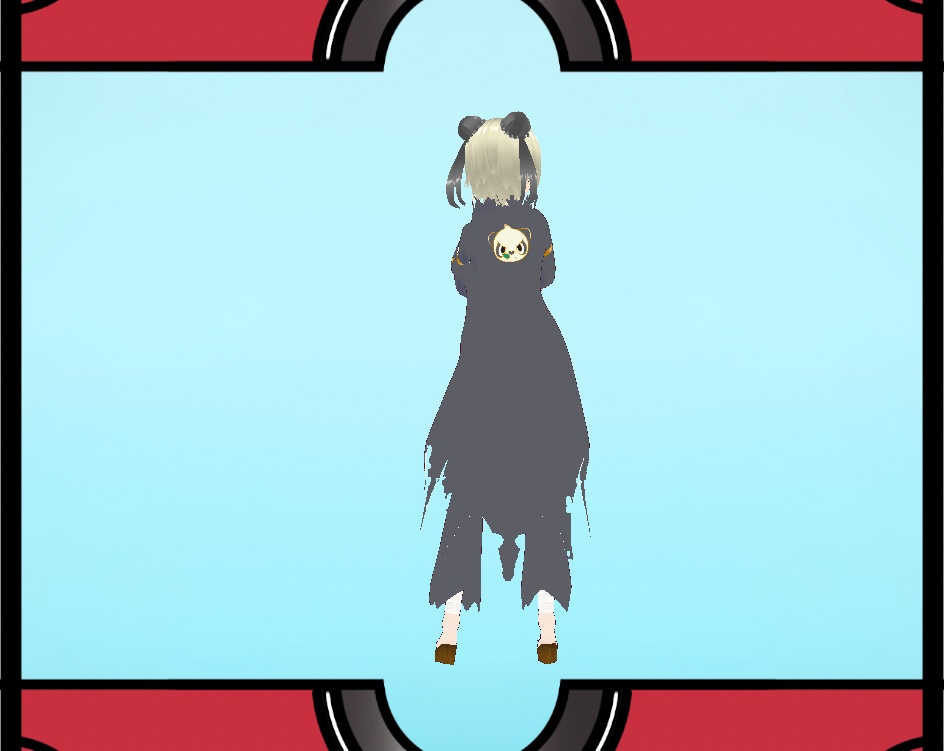 Vroid Pokemon Pangoro female cosplay