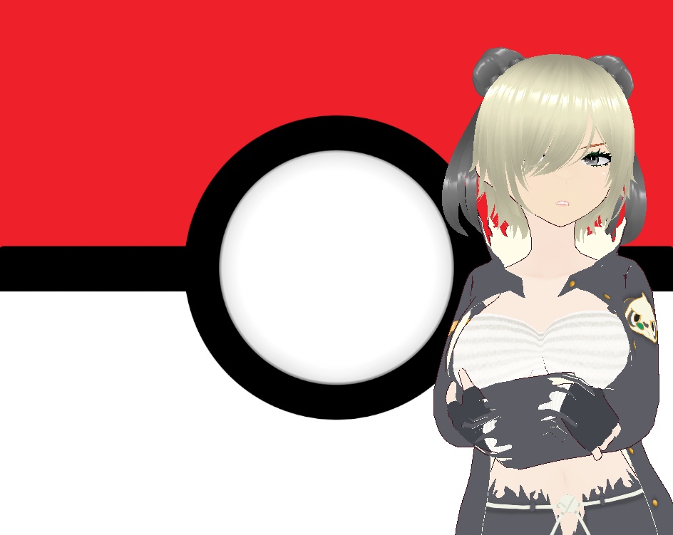 Vroid Pokemon Pangoro female cosplay