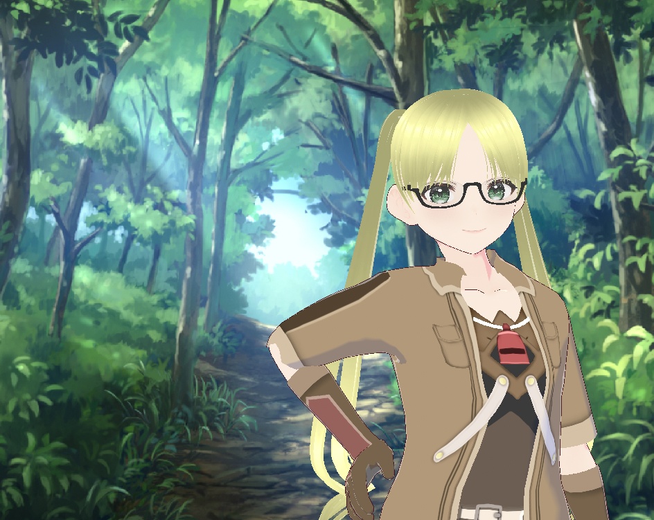 Vroid Made in abbys female uniform cosplay