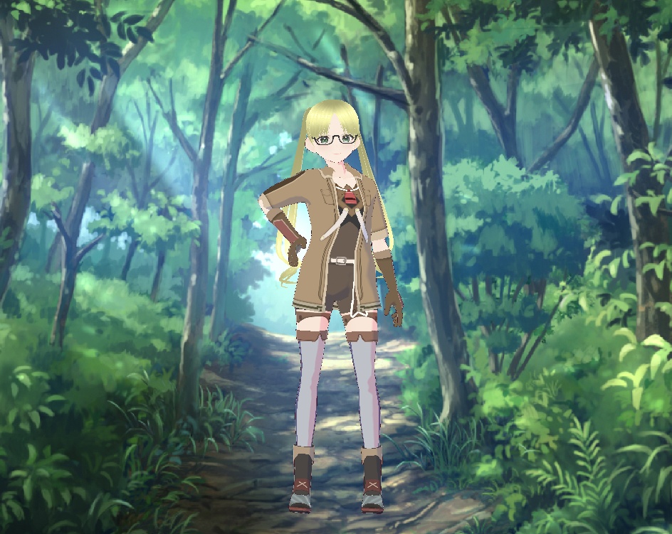 Vroid Made in abbys female uniform cosplay