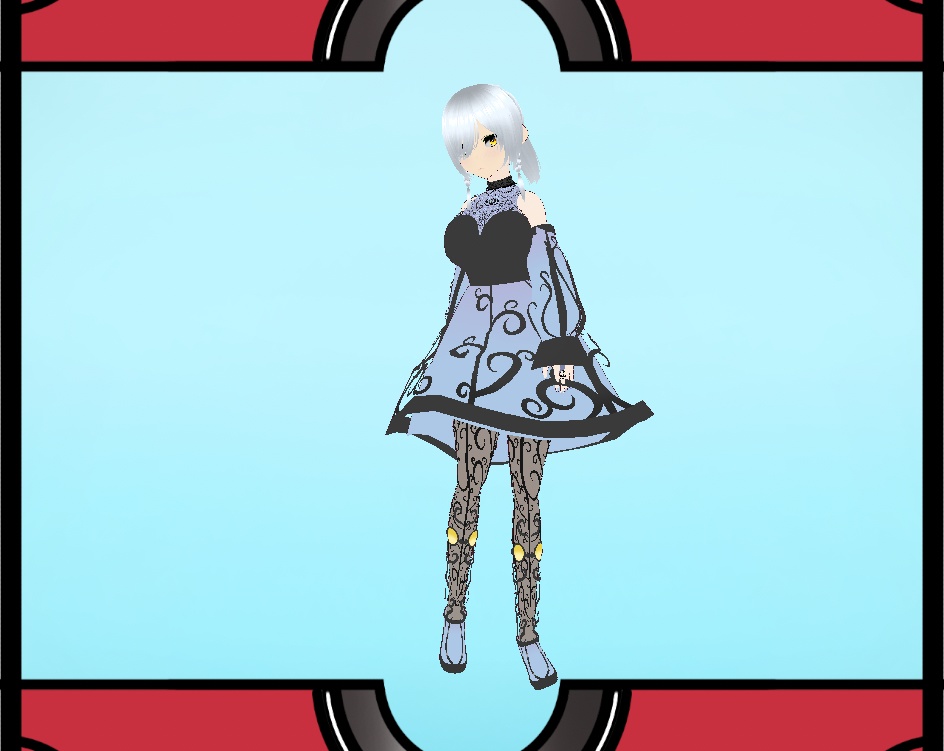 Vroid Pokemon Chandelure Female cosplay