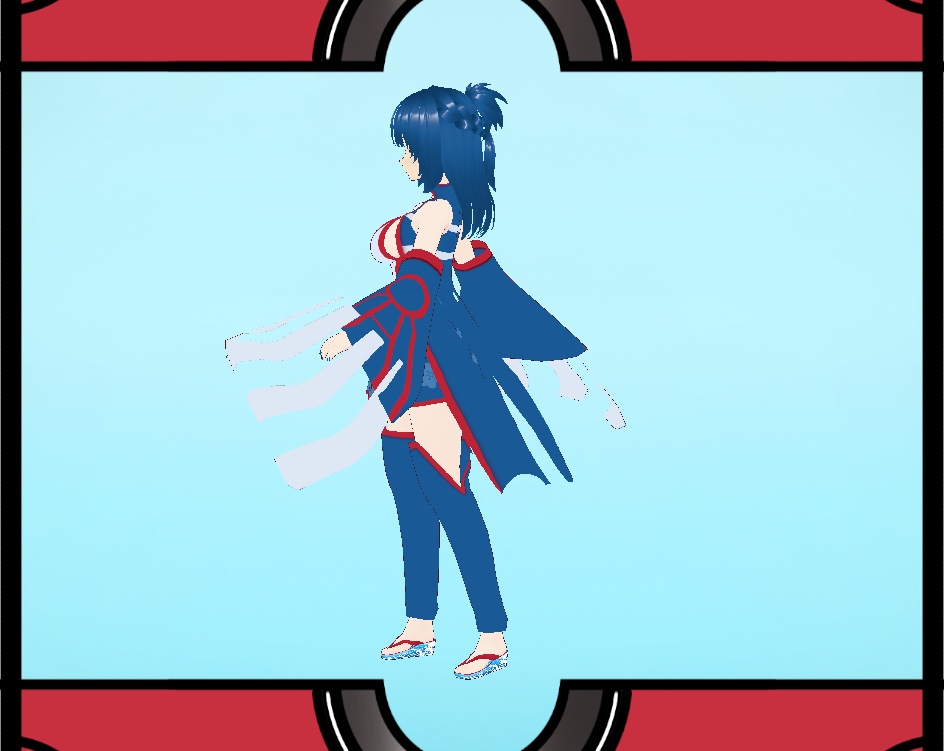 Vroid Pokemon Kyagre Female