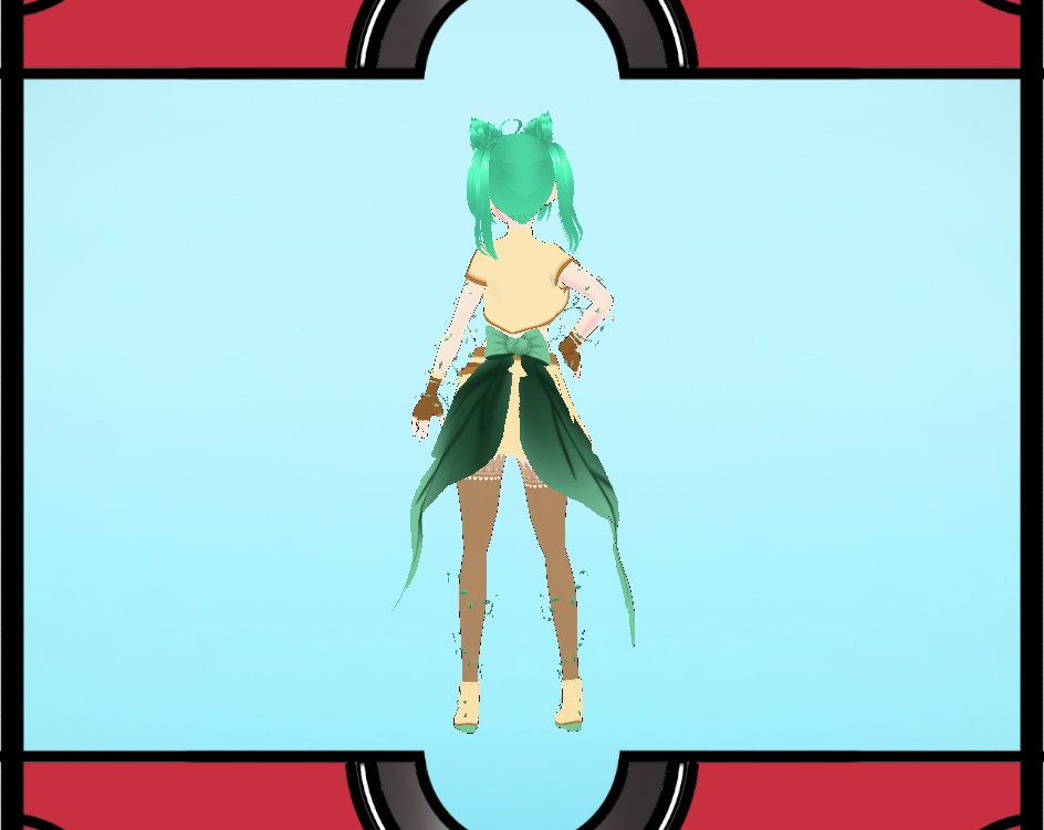 Vroid Pokemon Leafeon Female