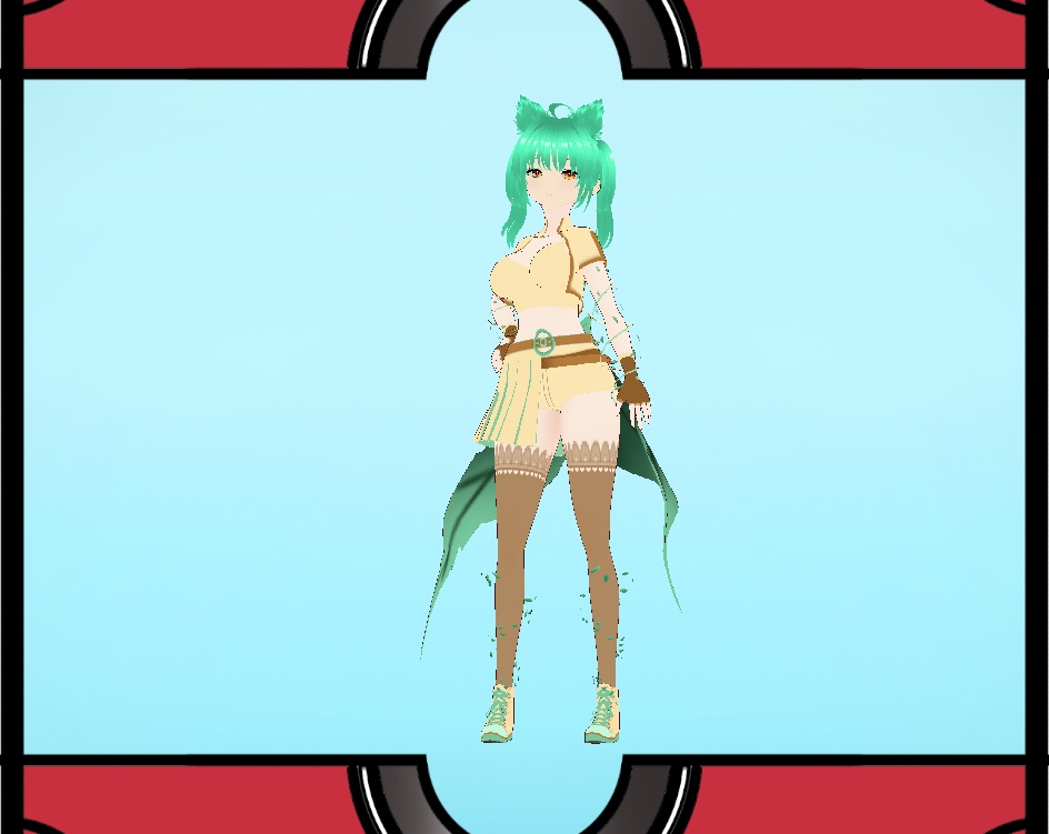 Vroid Pokemon Leafeon Female