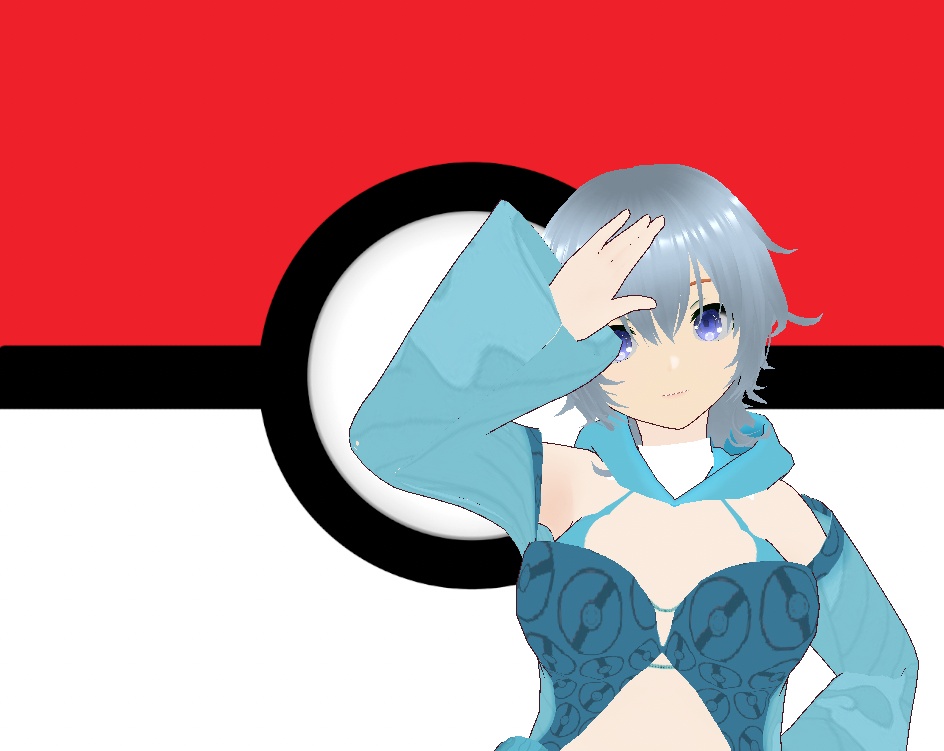 Vroid Pokemon Vaporeon Female