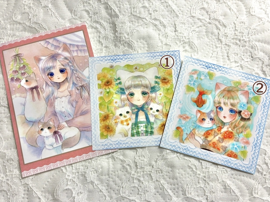 withにゃんこ展【フレークシール】