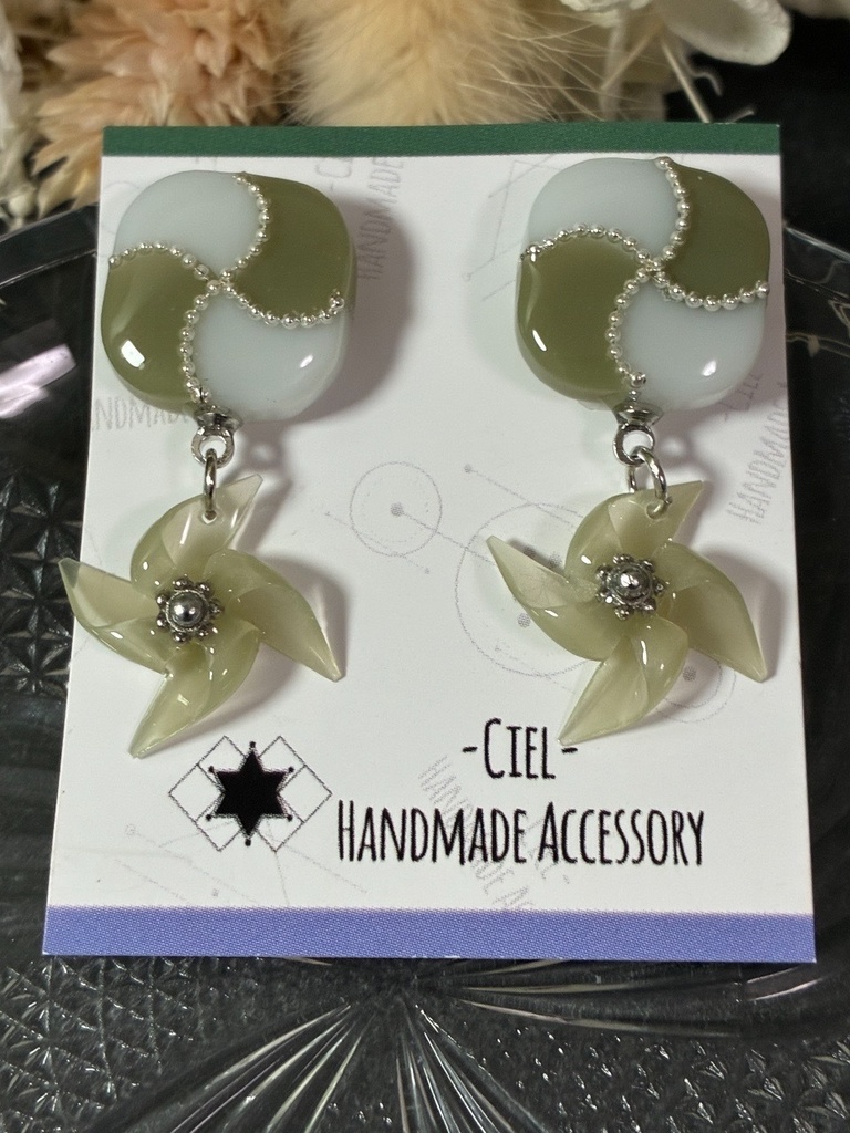 【鬼滅の刃】不死川実弥 イメージ アクセサリー 【ピアスorイヤリング】