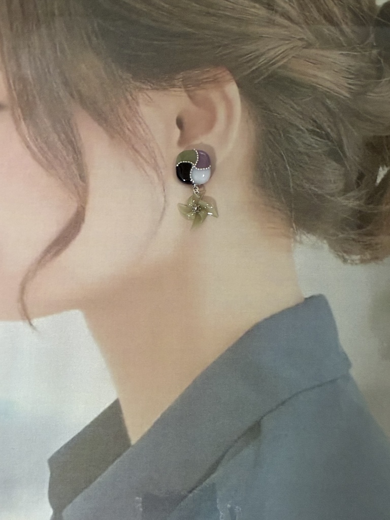 【鬼滅の刃】不死川実弥 不死川玄弥 イメージ アクセサリー【ピアスorイヤリング】