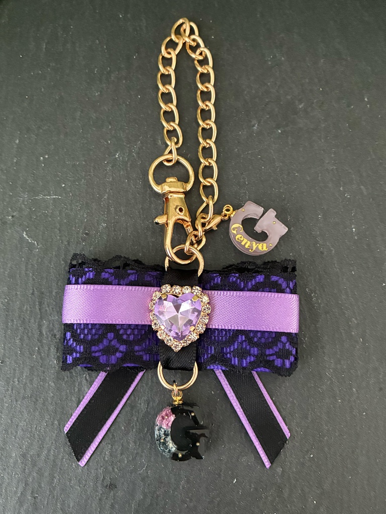 鬼滅の刃 不死川実弥 不死川玄弥 イメージ モチーフ バッグチャーム イニシャル リボン