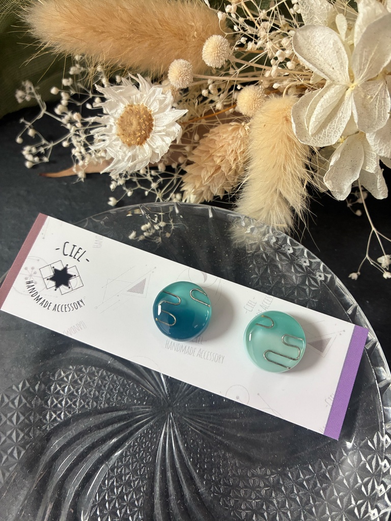 【鬼滅の刃】 時透有一郎 時透無一郎 イメージ モチーフ アクセサリー レジン ピアスorイヤリング