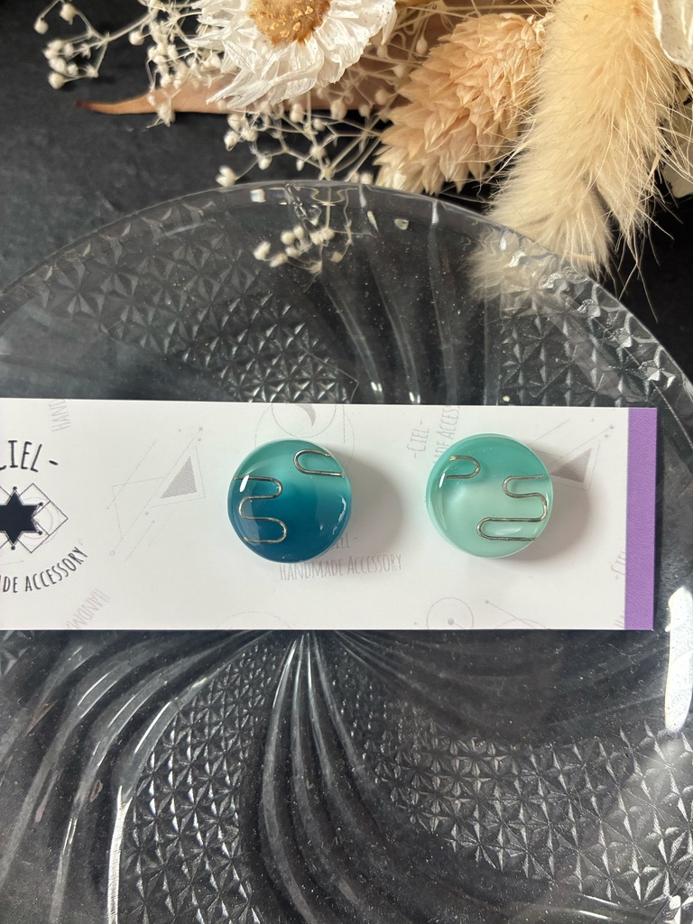 【鬼滅の刃】 時透有一郎 時透無一郎 イメージ モチーフ アクセサリー レジン ピアスorイヤリング